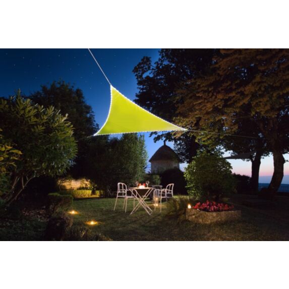 Voile ombrage led triangl 3,6m anis - JARDILINE