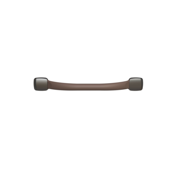 Barre Droite d'Appui Mana Acier Taupe 42,50cm