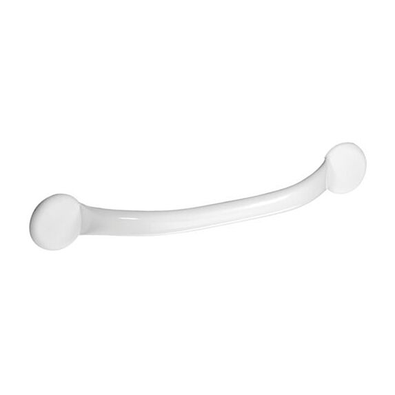 Barre droite à fixer acier epoxy 43,5cm Ø2,5cm blanc
