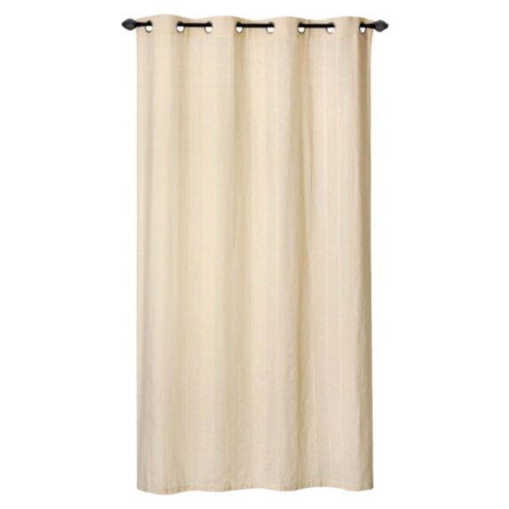 Rideau coton polyester 140x240cm Ecru