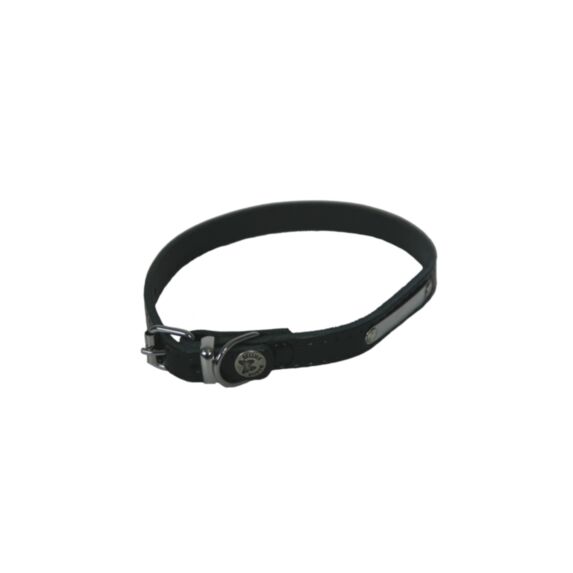Collier rive 10/30 noir cuir vachette