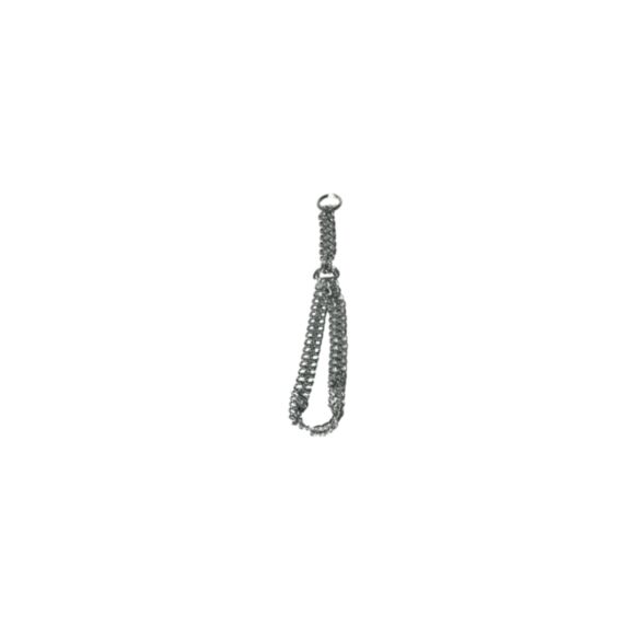 Collier chaîne 1/2étrangleur 2rangs 50cm