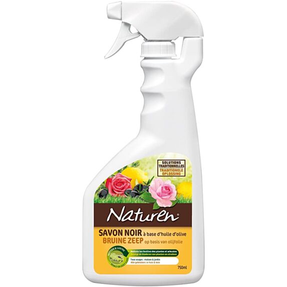 Savon noir pour feuilles salies par la fumagine / noircissement - NATUREN