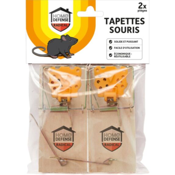 Tapettes en bois souris x2 - KB