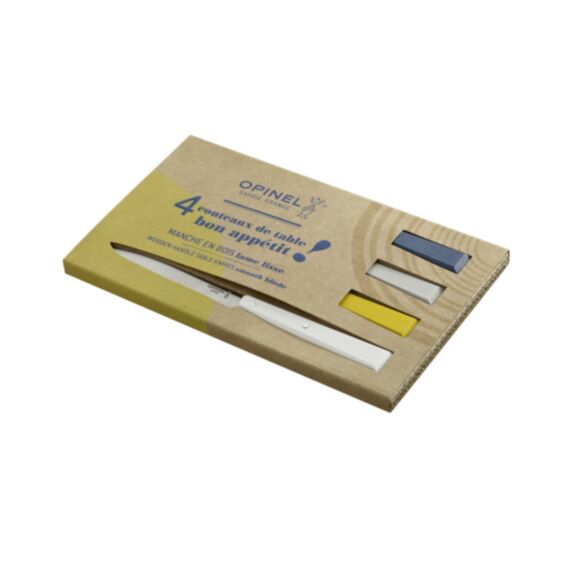 Boite de 4 Couteaux de table céleste