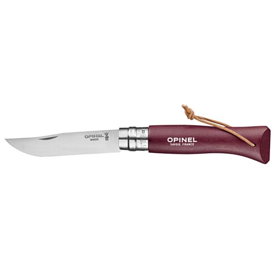 Couteau 8 vri baroudeur grenat