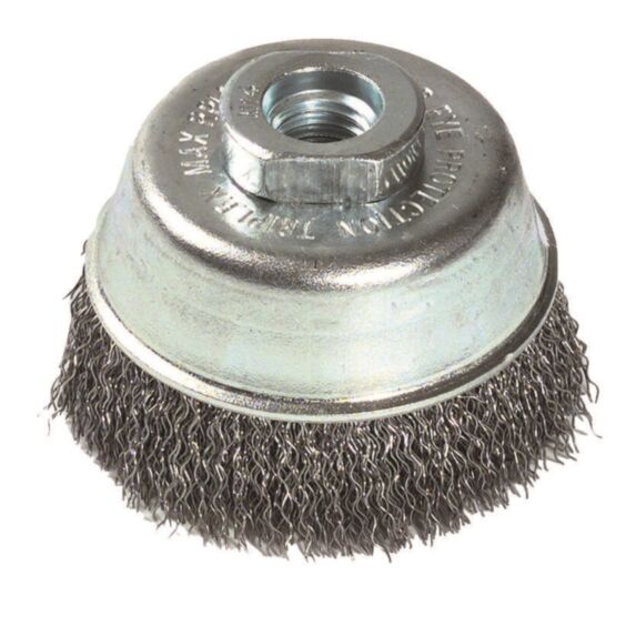 Brosse coupe fil acier ondulé pour métal ø100mm