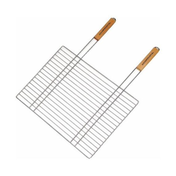 Grille barbecue rectangulaire Simple 53x39cm Double Manche - CAMPINGAZ