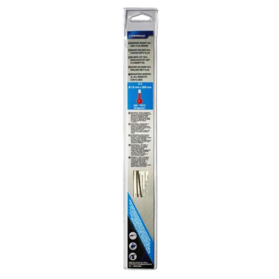 2 baguettes à souder Brasure Cu/Ph Ag 34% Ø1,5 35cm - CAMPINGAZ