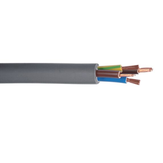 Câble souple H05VV-F 4G1,5mm² gris Debflex