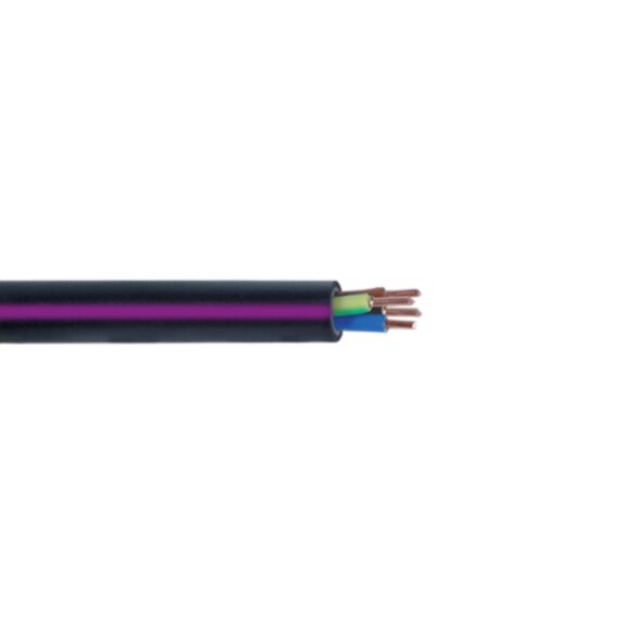 Câble rigide U1000 R2V 4G2,5mm² noir Debflex