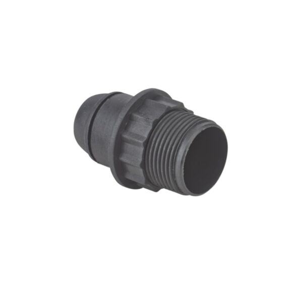 Douille E14 chemise 1/2 filetée avec bague noir - DEBFLEX