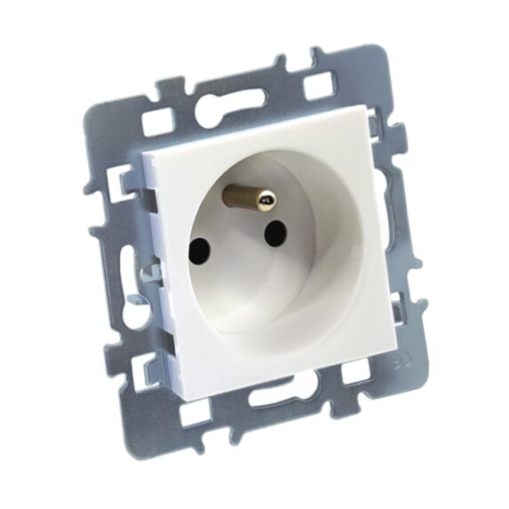 Prise 2P+T Casual blanc - DEBFLEX