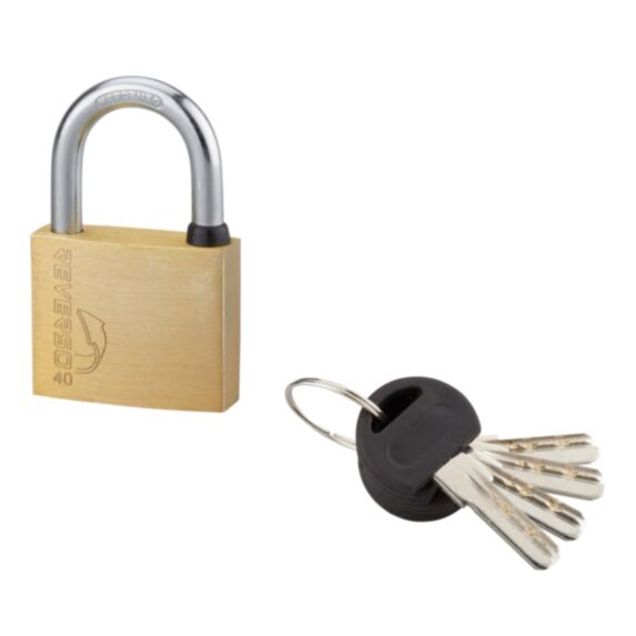 Cadenas de Sûreté + 4 Clés Reverso 40mm Réversibles - THIRARD
