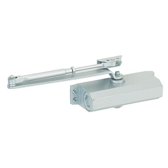 Ferme-porte hydraulique Eco argent force 4 laqué gris - THIRARD
