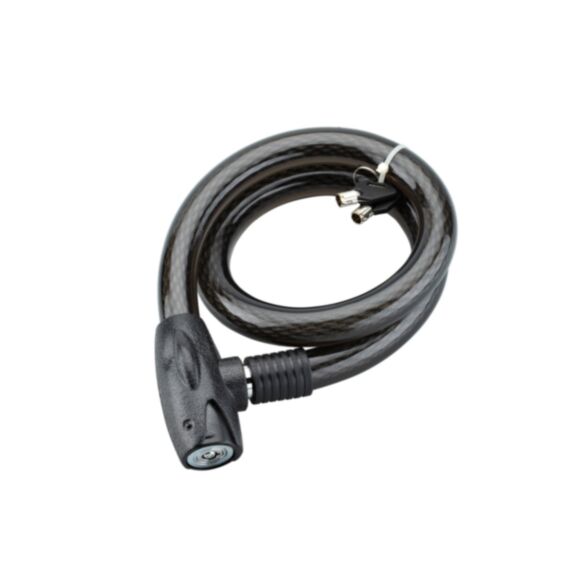 Câble Antivol + 2 Clés Acier Gainé PVC Ø25mm 1m