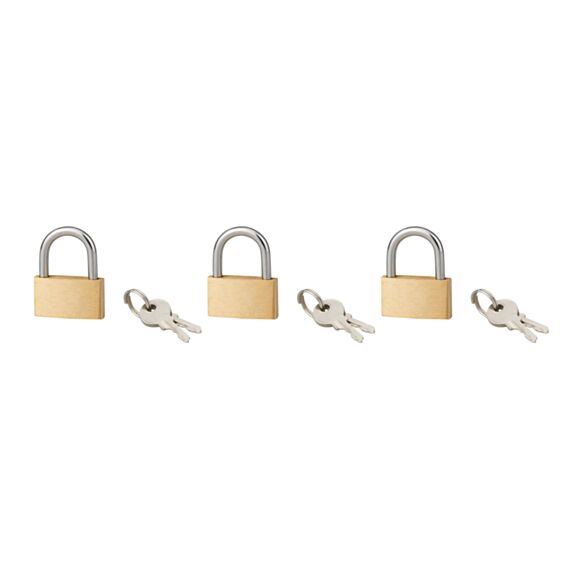3 Cadenas + 2 Clés de Sûreté à Goupilles - THIRARD