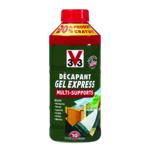 Décapant Gel Express Multisupport 1L+20% - V33