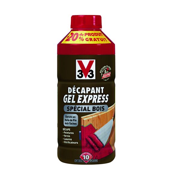 Décapant spécial bois 1L+20% gratuit - V33