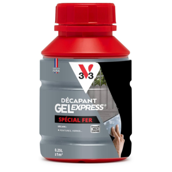 Décapant gel express spécial fer 0.25l - V33