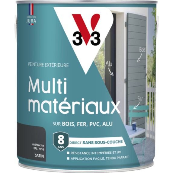 Peinture extérieure Multi-supports Direct Protect 2.5L Anthracite - V33