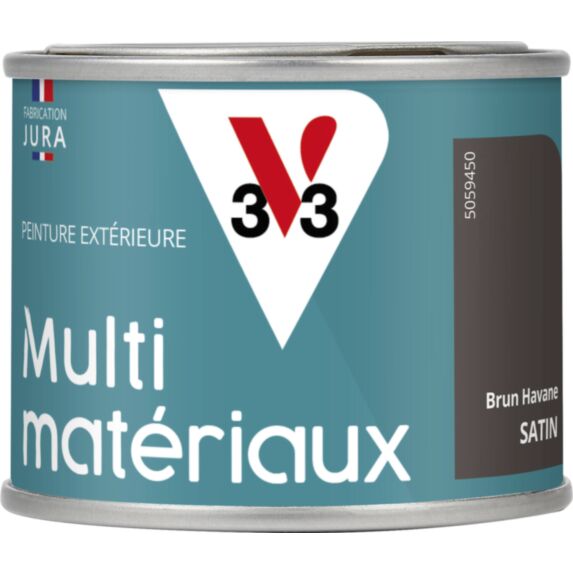 Peinture multi-supports direct protect satin 125 ml Brun Havane - V33