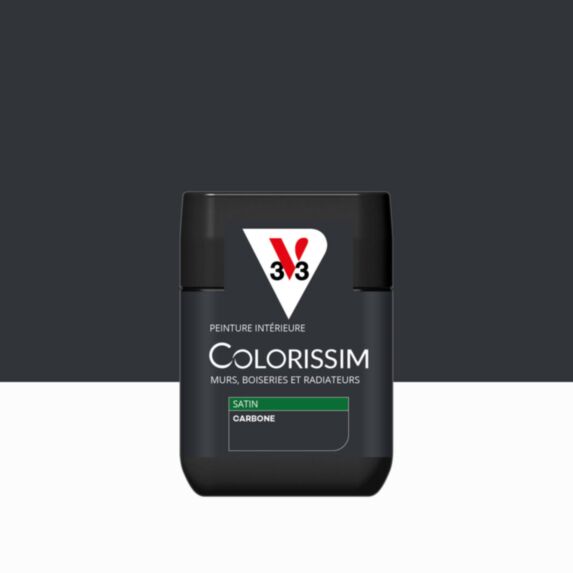 Peinture intérieure Colorissim® Carbone Satiné 75ml - V33