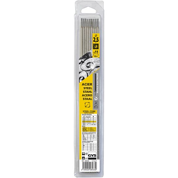 9 électrodes acier 3.2