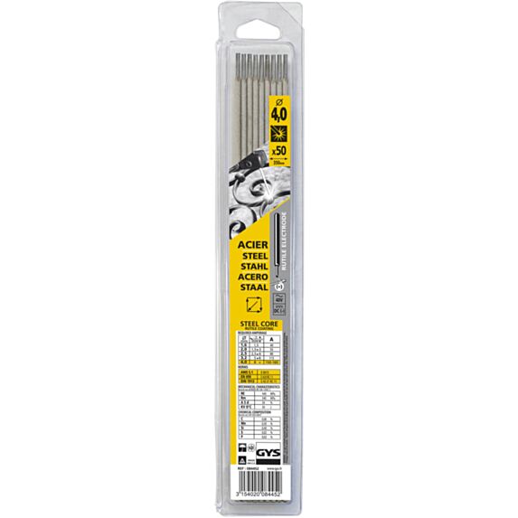 50 électrodes acier diam. 4