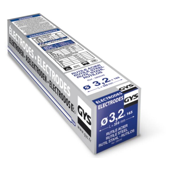 165 électrodes acier diam. 3.2