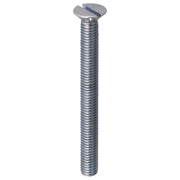 Boulon métaux acier zingué diam6x60 x6