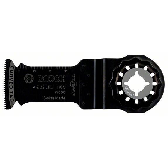 Lame Plongeante HCS Bois Curved-tech AIZ 32 EPC Starlock - BOSCH