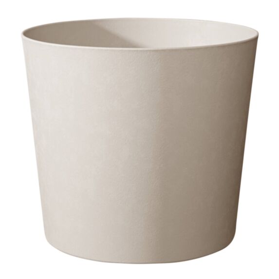 Pot Element Conique calcaire Ø25x24cm beige - POETIC