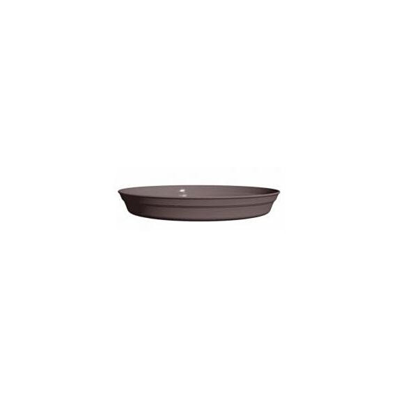 Soucoupe Pot de fleurs Roméo 17 Ø11,5x1,6cm taupe - POETIC