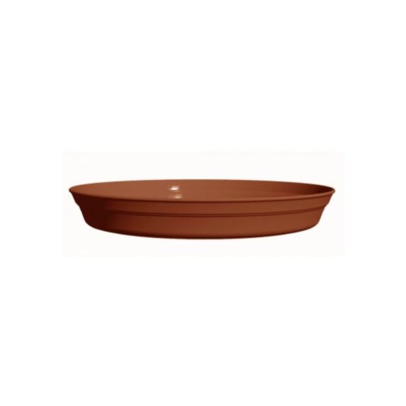 Soucoupe ronde romeo couleur terre cuite d28 cm - POETIC