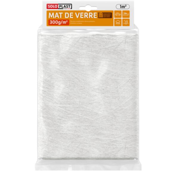 Mastic de verre pour renforcer 300 g 1m² - SOLOPLAST