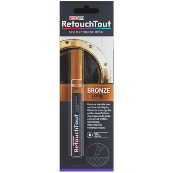 Retouchtout - stylo retouche metal bronze satine - SOLOPLAST