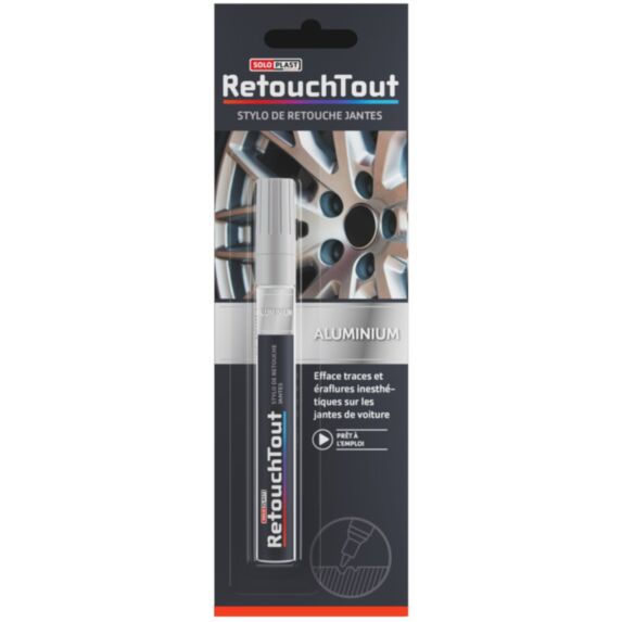 Retouchtout - stylo retouche jante aluminium - SOLOPLAST