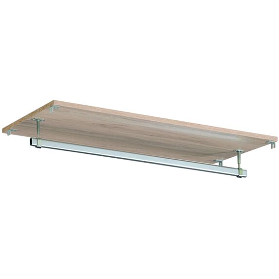 Dressing Easy Dress étagère + tringle penderie L90xP40cm Chêne