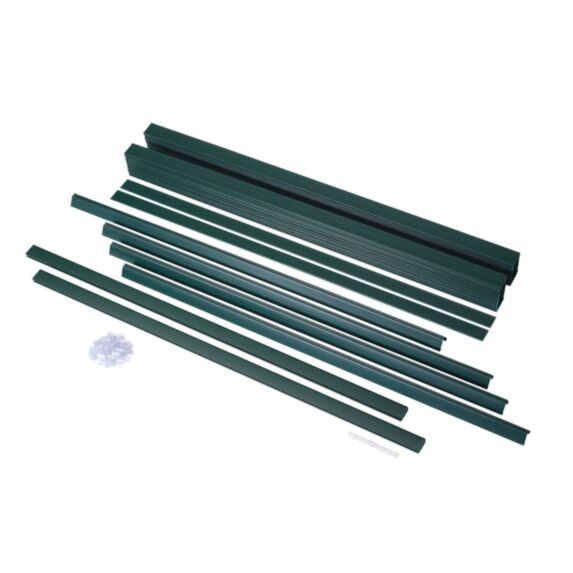 Lattes d'occultation rigides pour panneau grillagé rigide 1,7mx2m vert - DIRICKX