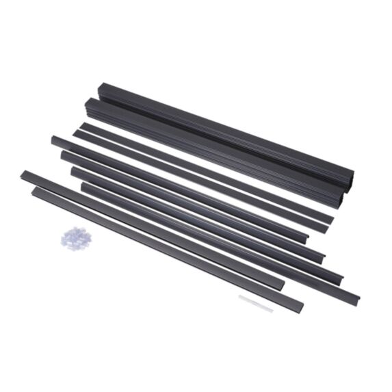 Lattes d'occultation rigides pour panneau grillagé rigide 1,5mx2,5m gris - DIRICKX