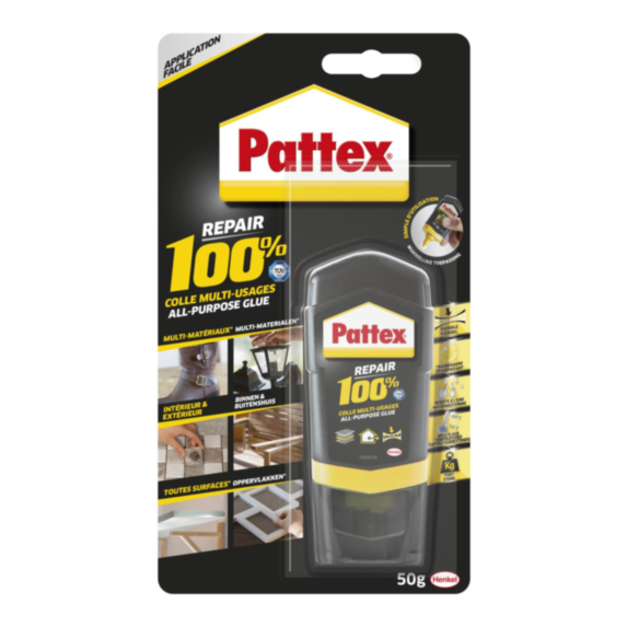 Colle multiusage 100% colle transparente 50 g - PATTEX