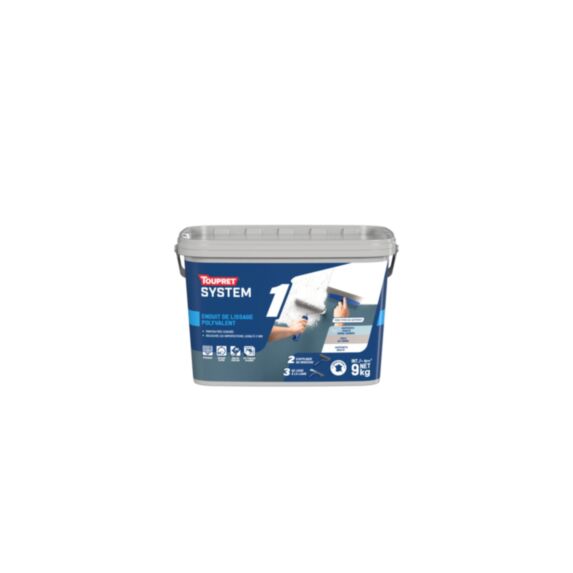 Enduit lissage polyvalent System 9kg - TOUPRET
