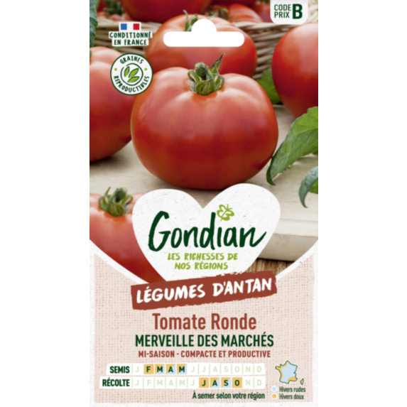 Tomate Merveille des Marchés - GONDIAN