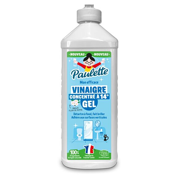 Vinaigre gel concentré 14° fleur de pomme 500ml ecocert - PAULETTE