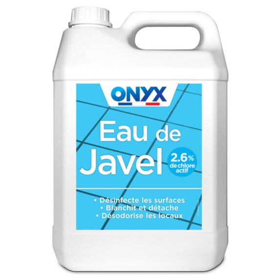 Eau de javel 2,6% chlore actif 5L - ONYX