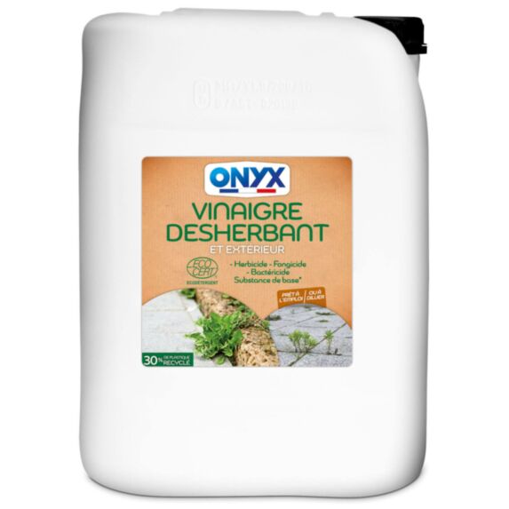 Vinaigre désherbant et extérieur Ecocert 20L - ONYX