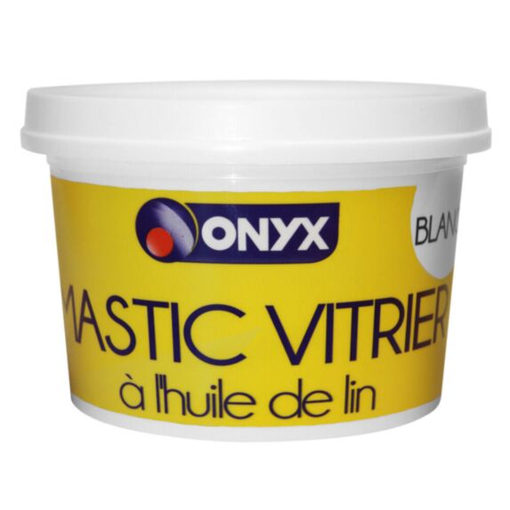 Mastic Vitrier à l'Huile de Lin Blanc 1kg - ONYX