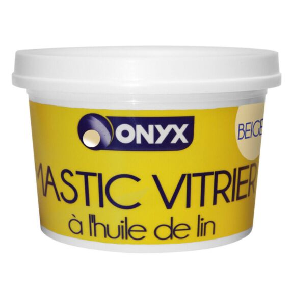 Mastic Mastic vitrier beige 1Kg - ONYX