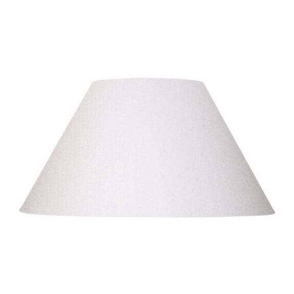Abat-jour toiline forme empire Ø50 blanc cassé
